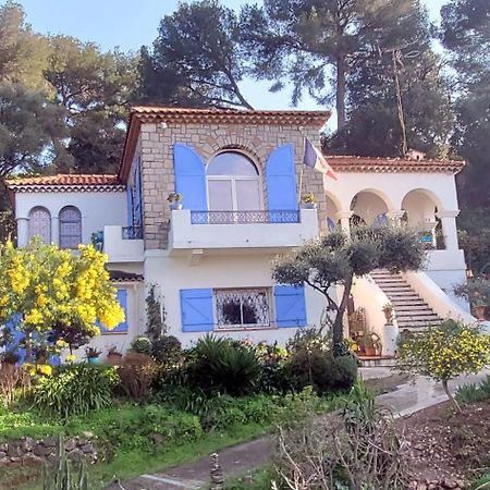 Magnifique "Gite De La Garoupe" Au Cap D'Antibes A 300M Des Plages Bagian luar foto