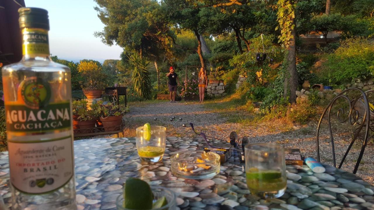 Magnifique "Gite De La Garoupe" Au Cap D'Antibes A 300M Des Plages Bagian luar foto