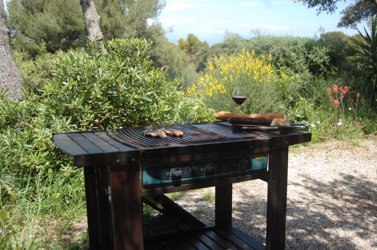 Magnifique "Gite De La Garoupe" Au Cap D'Antibes A 300M Des Plages Bagian luar foto